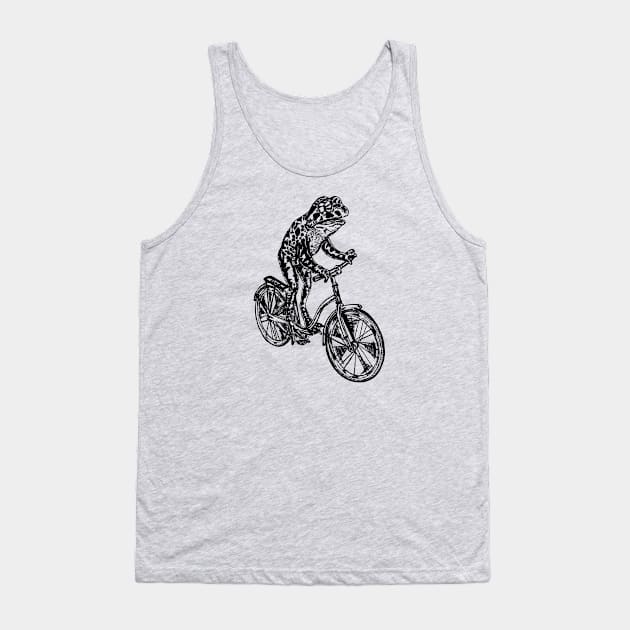 SEEMBO Frog Cycling Bicycle Bicycling Biker Biking Fun Bike Tank Top by SEEMBO